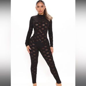 See right through you jumpsuit